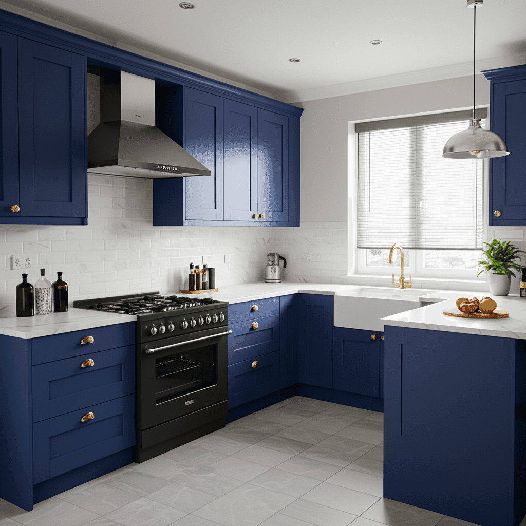 Example of customized kitchen design with modern elements